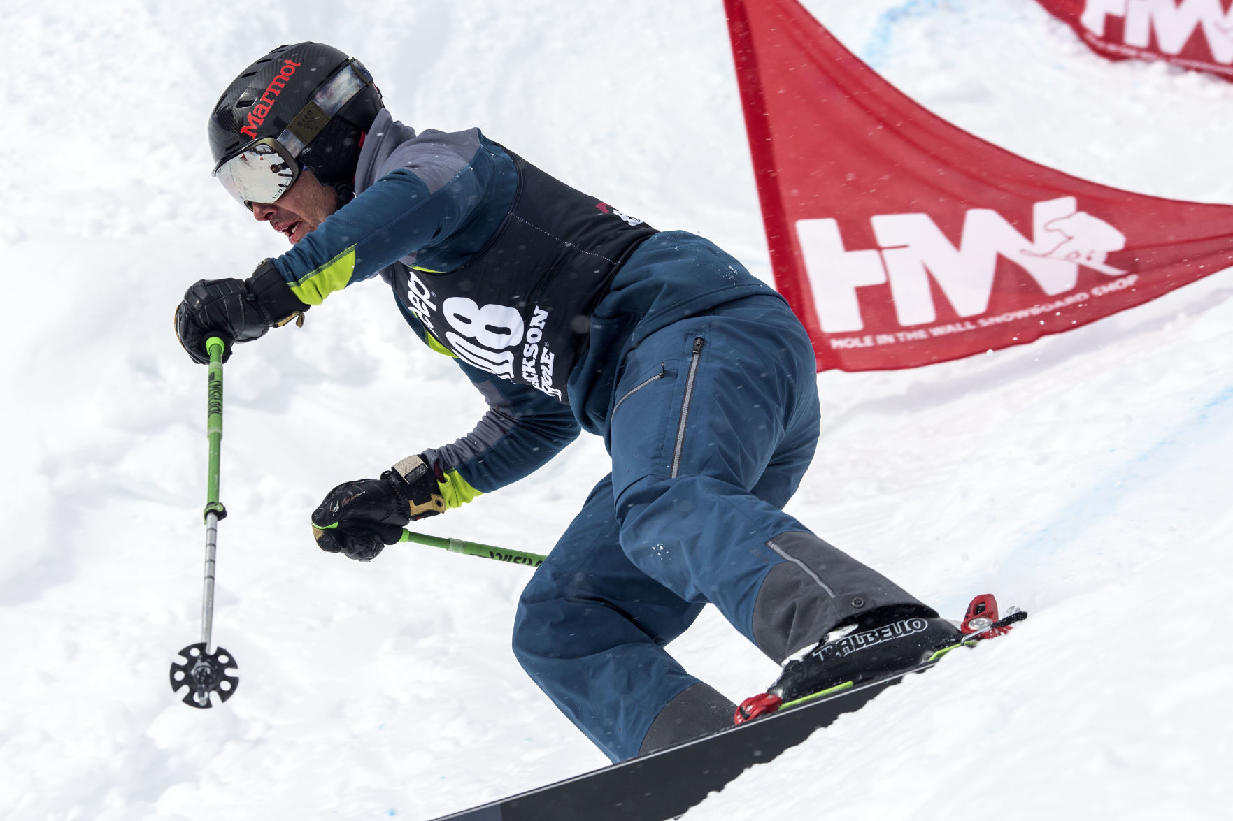 Dick's Ditch banked slalom